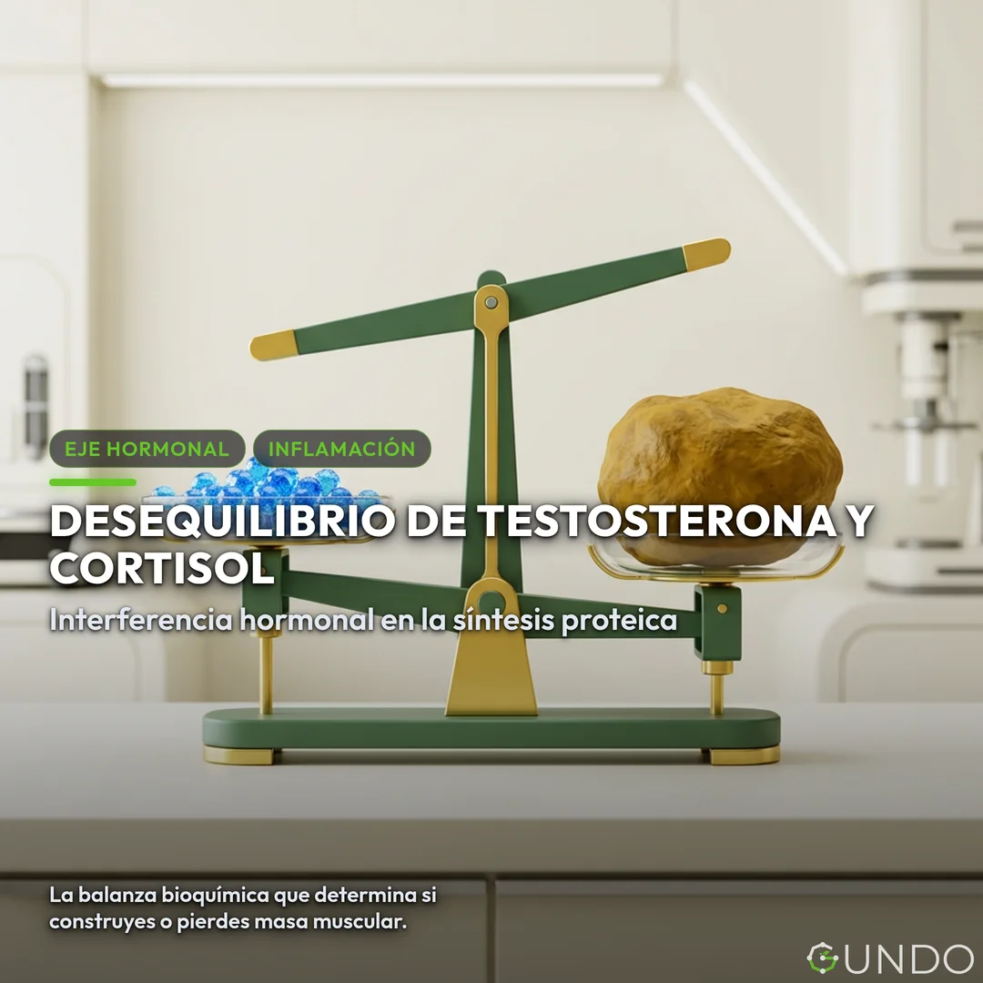 nutrición fitness - Desequilibrio de Testosterona y Cortisol